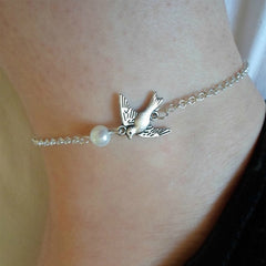 Vintage Star Elephant Anklets Bracelet For Women Boho Pendent Double Layer Anklet Bohemian Foot Jewelry Gift chaine de cheville